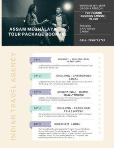 4 nights 5 days tour per head cost ₹10,000 only